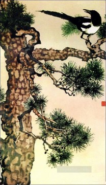 Xu Beihong pie on branch 2 traditional China Oil Paintings